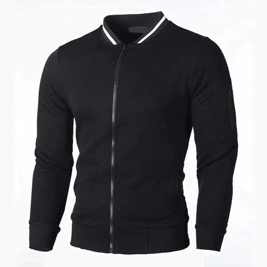 Langärmlige, moderne, lässige Herrenjacke - Claes