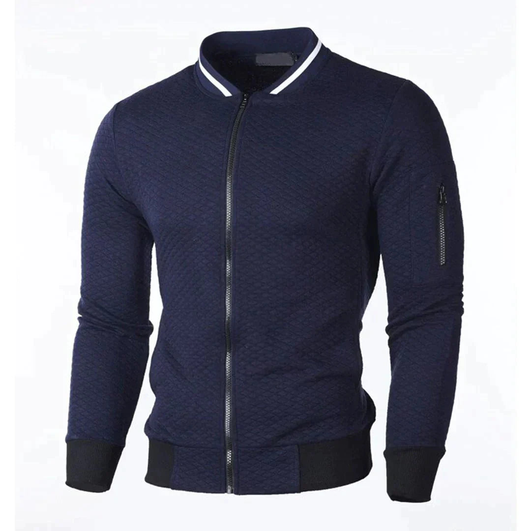 Langärmlige, moderne, lässige Herrenjacke - Claes