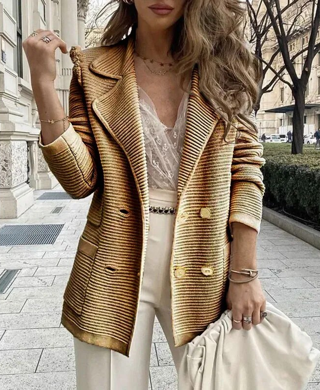 Groovy långärmad kavaj i uniform - Arvid